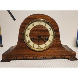 Vintage Welby German Brass Humpback Mantle Clock